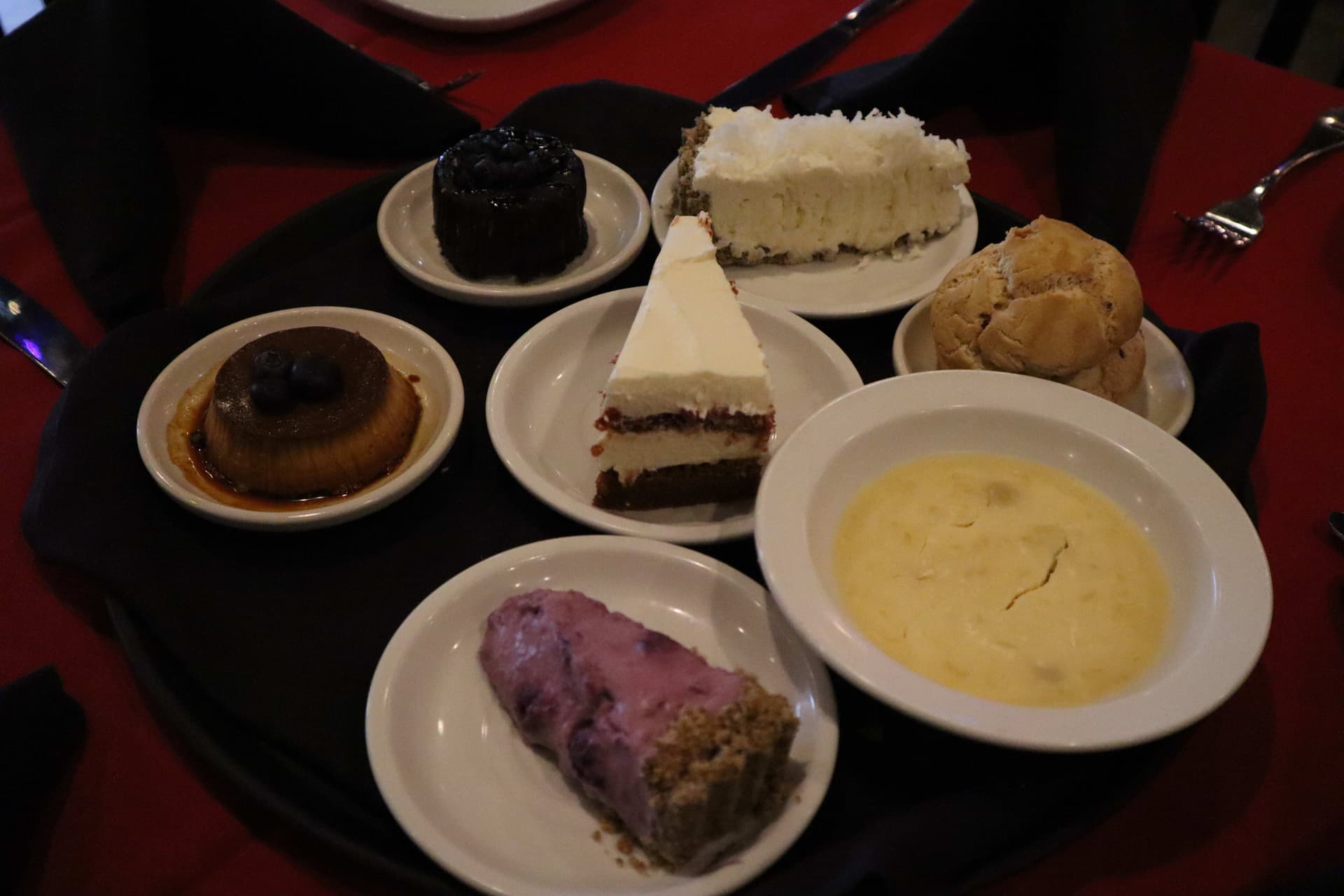 Selection of house-made desserts