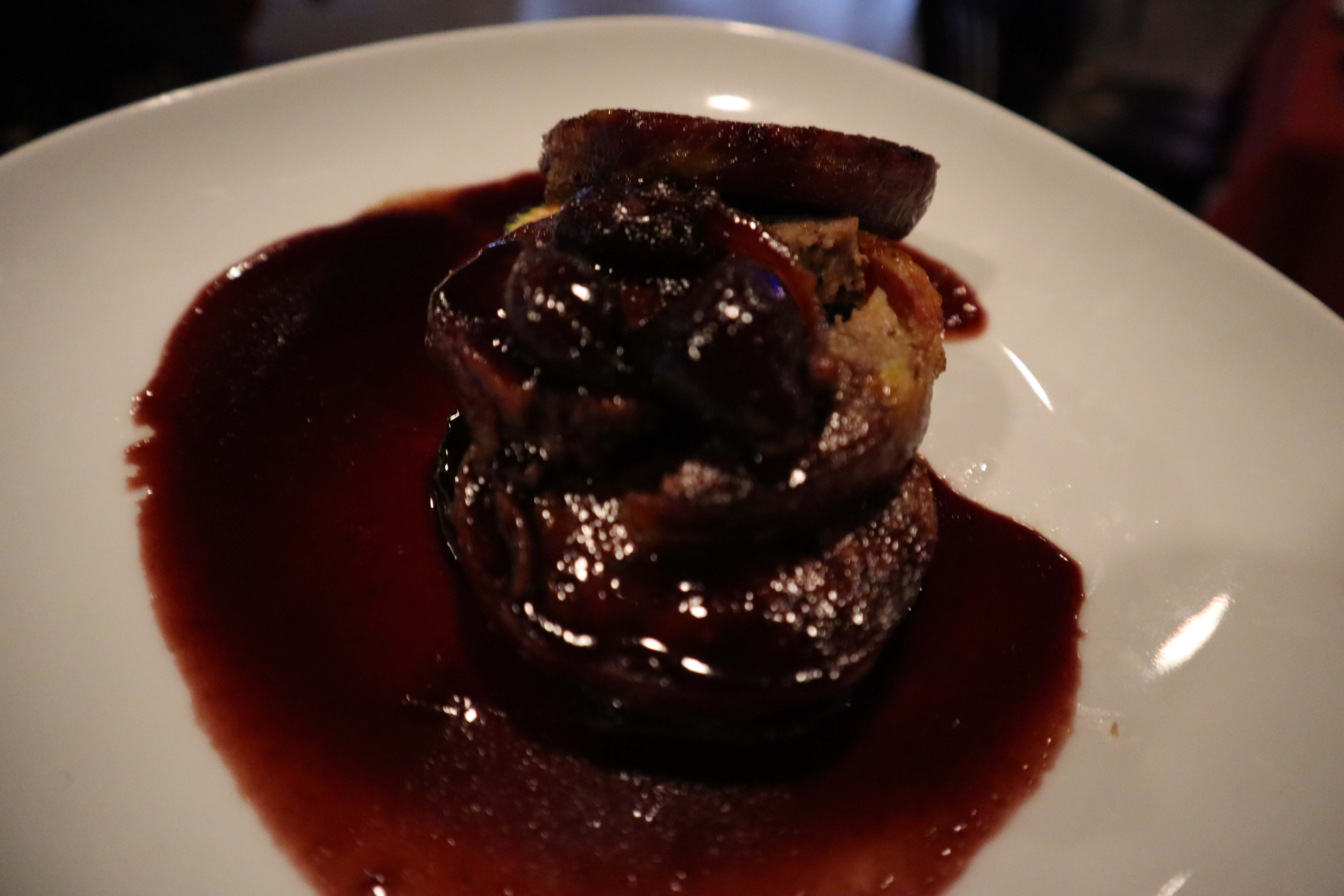 Braised oxtail with rich port wine reduction